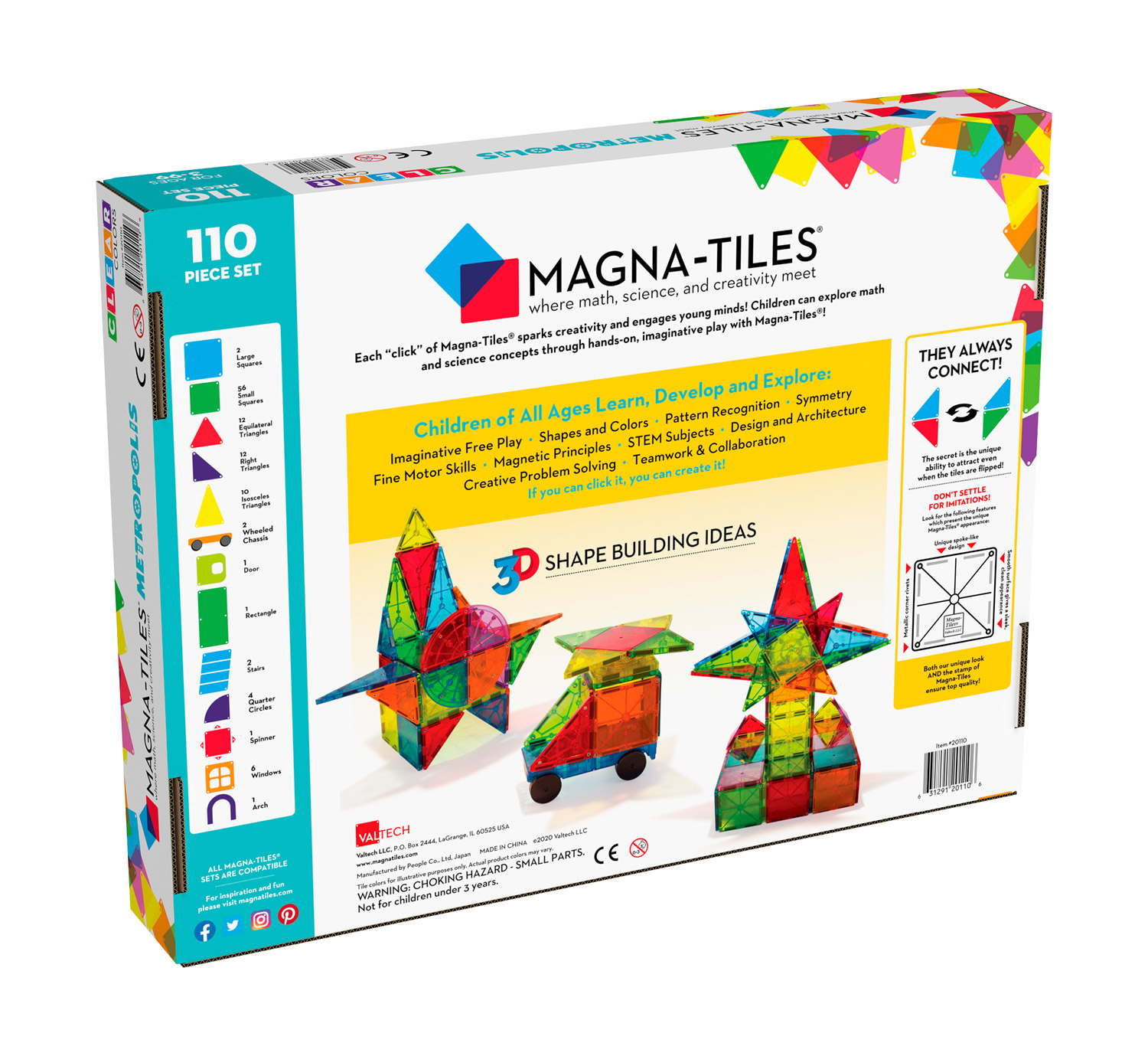 Magna-Tiles ® Stadt