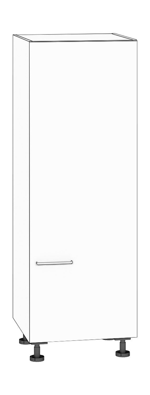 Hochschrank, Höhe 175 cm Türanschlag rechts, weiß
