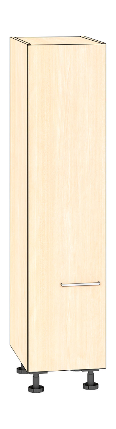 Besenschrank, Höhe 175 cm Türanschlag links, Ahorn Besenschrank, Höhe 175 cm Türanschlag links, Ahorn