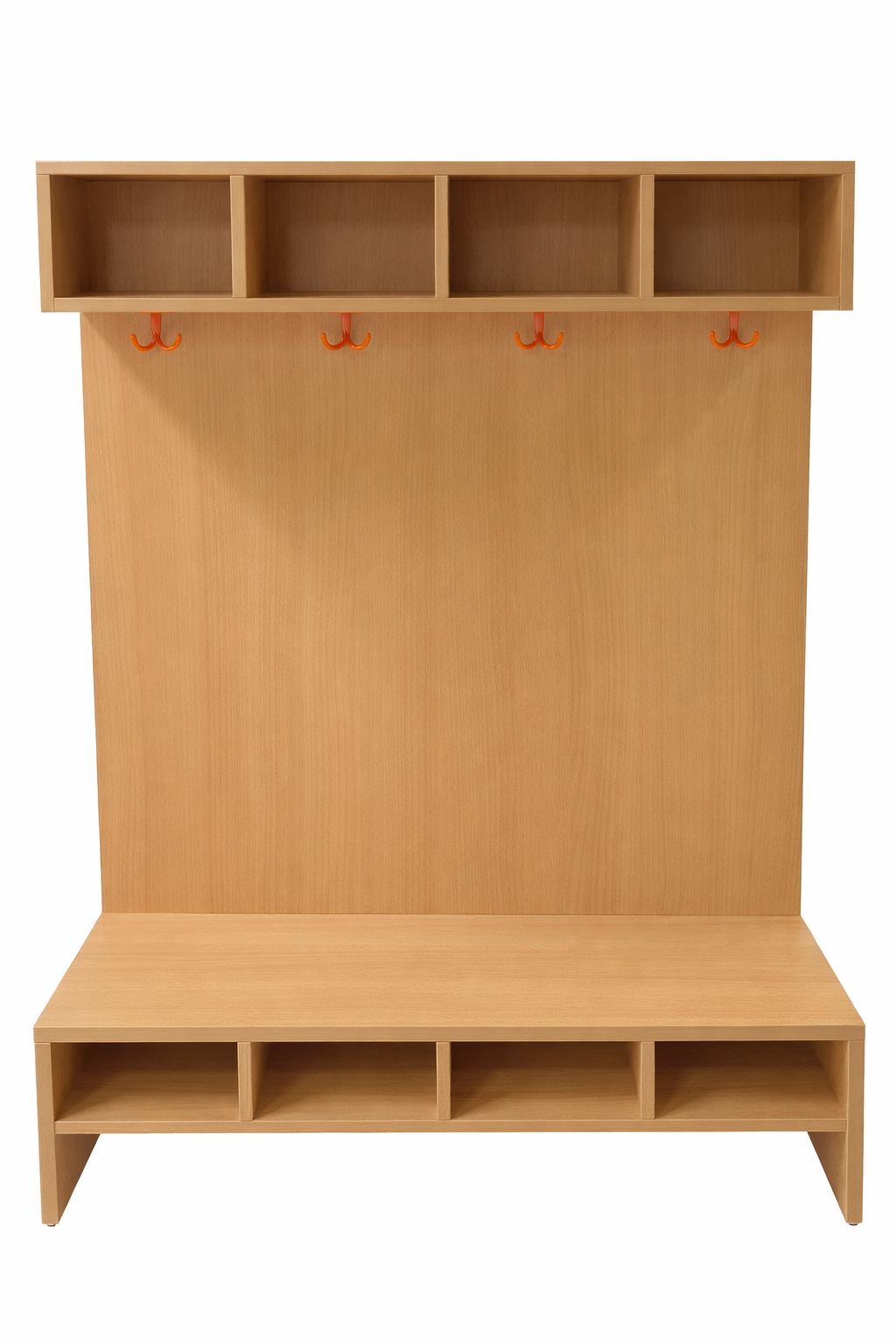 Kindergarten-Garderobe 120 cm mit Fächer