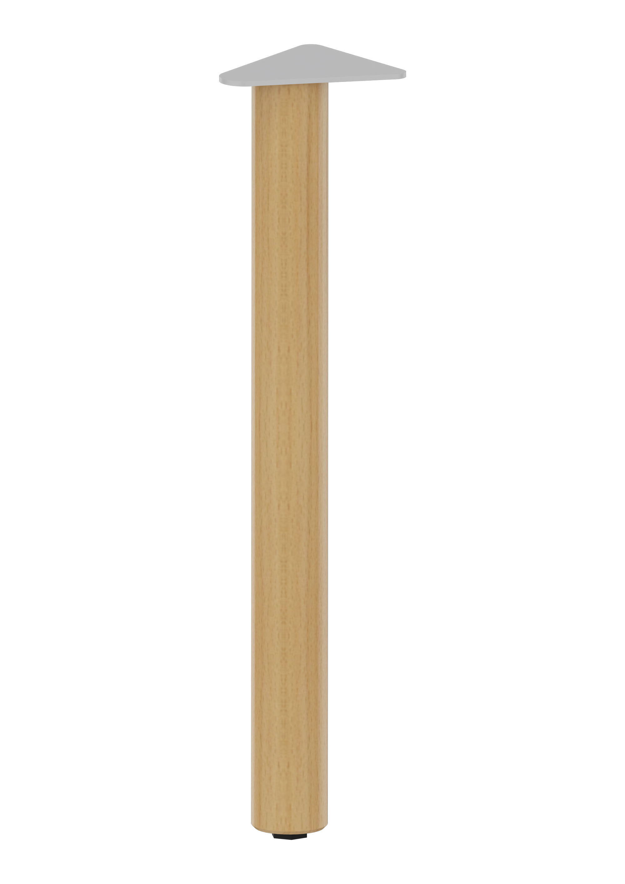 Holz Tischbein ohne Rollen