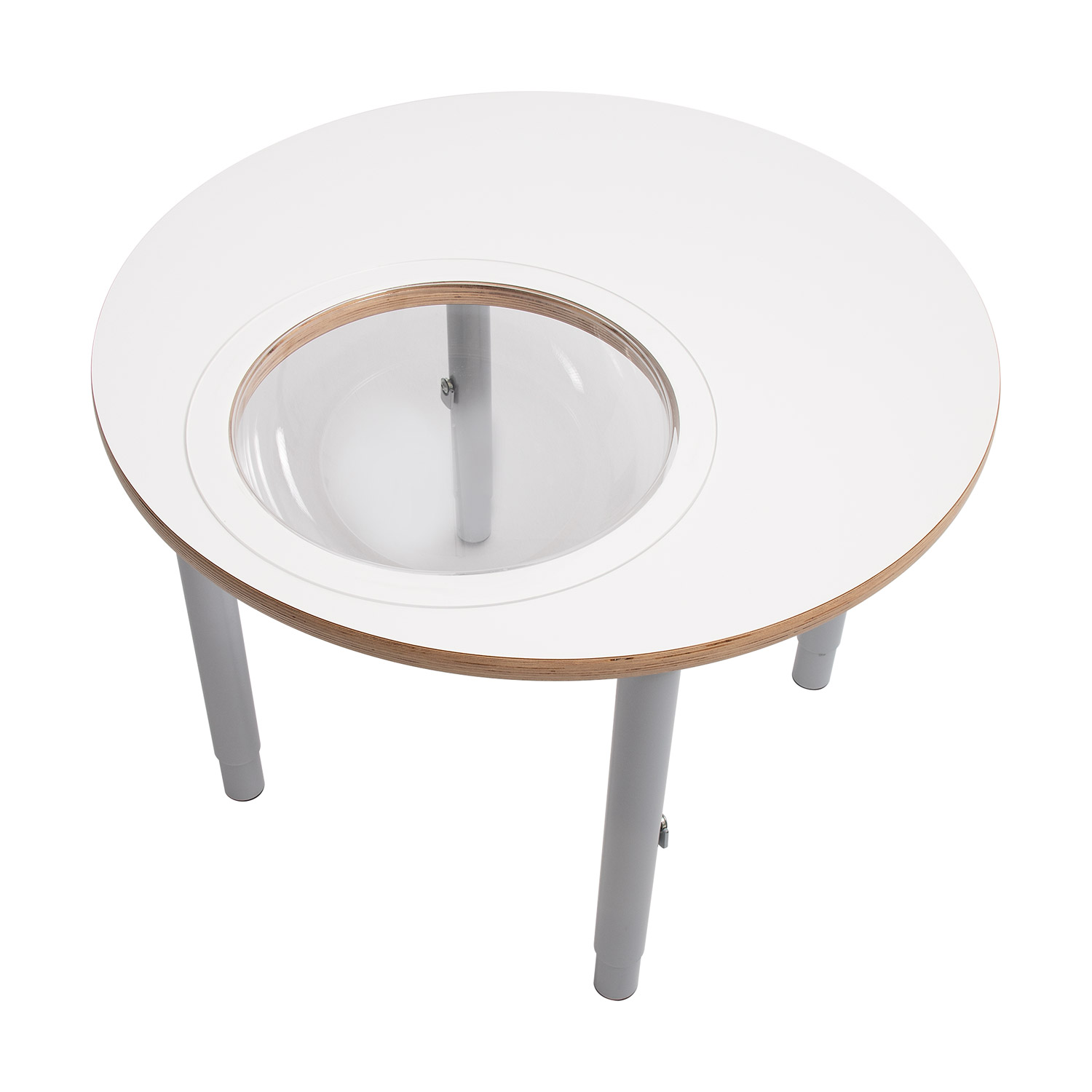 Tischplatte Experimentierstation weiß