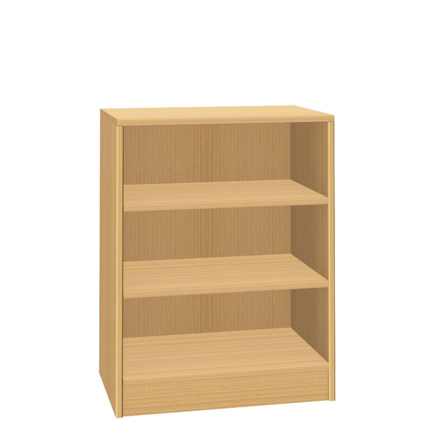 Materialschrank offen, 62 cm breit Buche Dekor