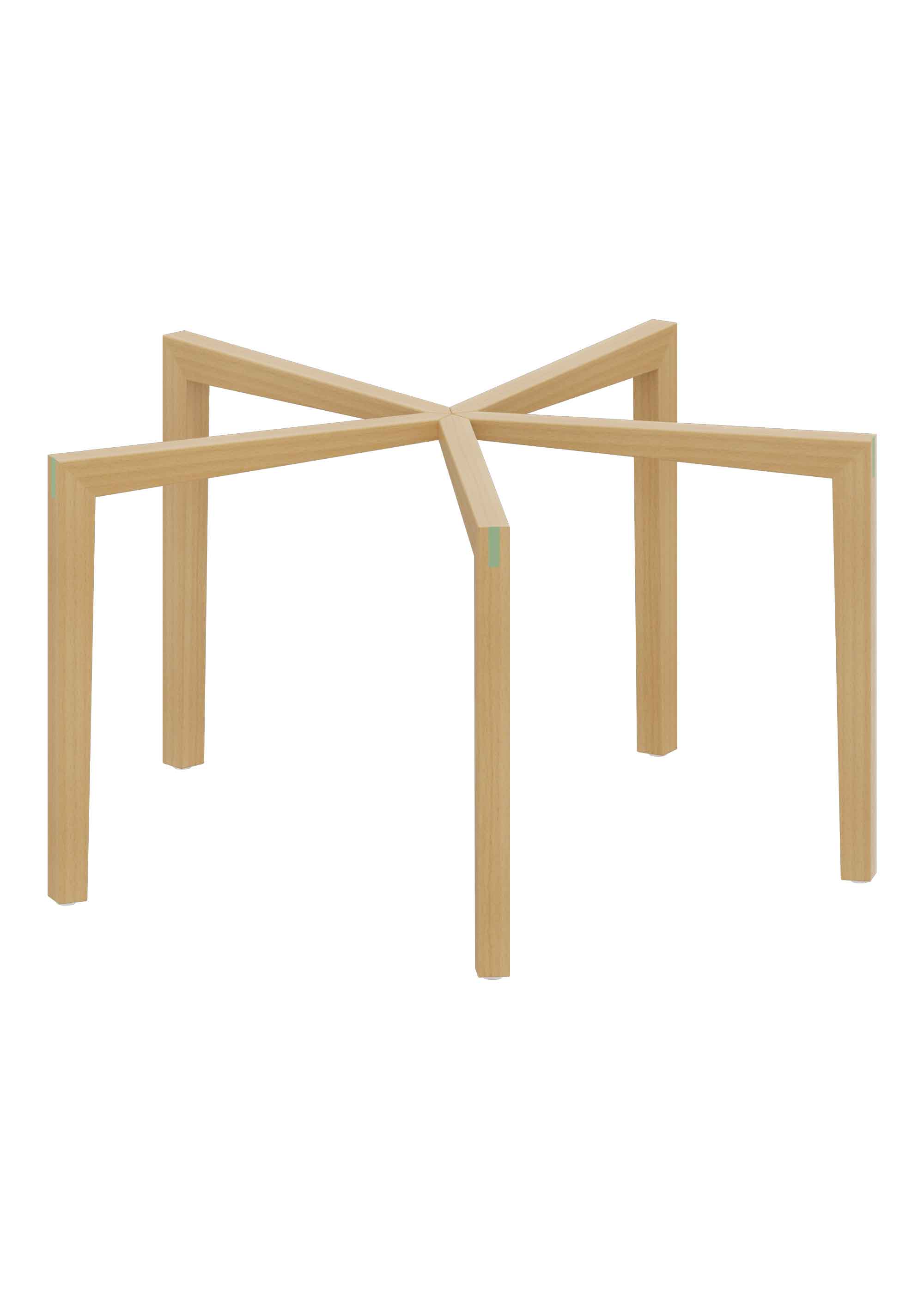 Doki-Tischbeine für Tischplatte ø 110 cm Kindergarten