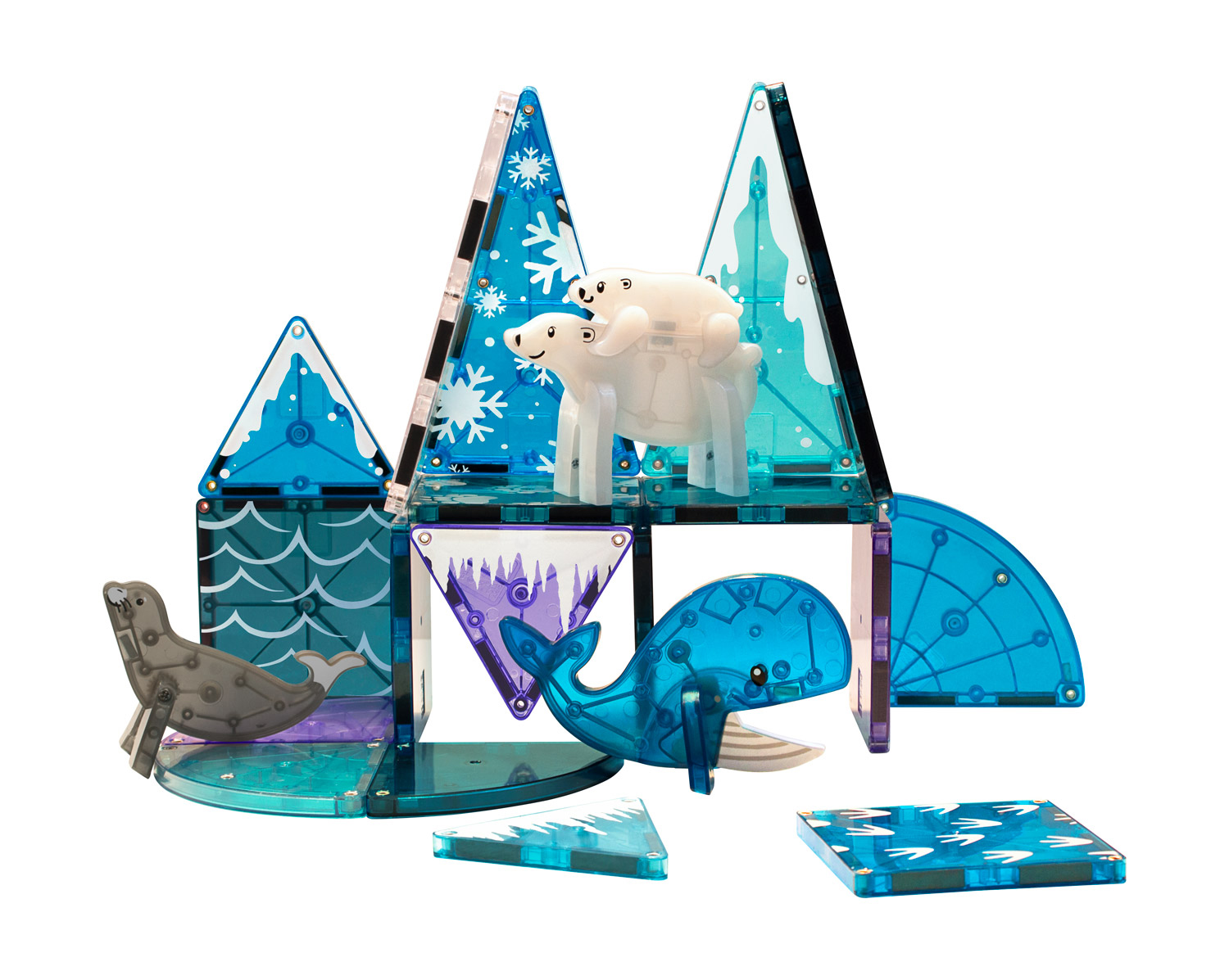 Magna-Tiles ® Tiere der Arktis