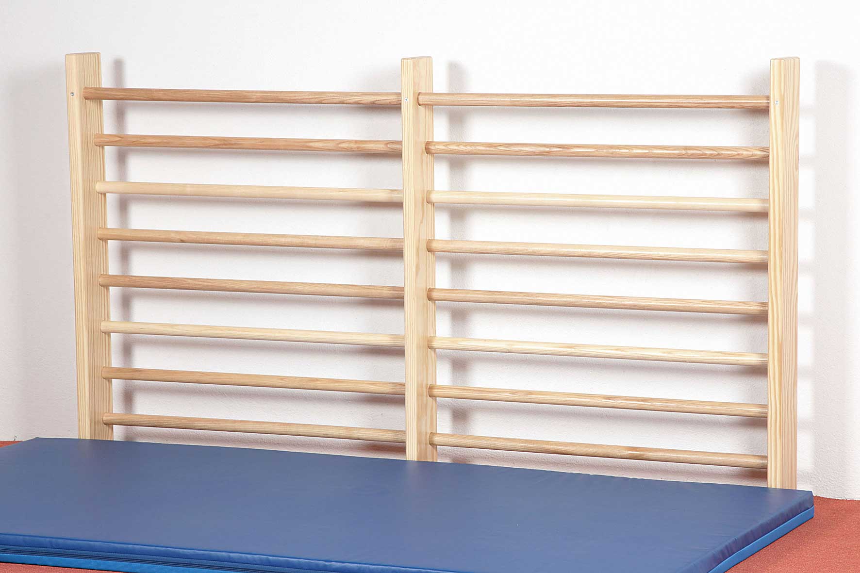 Sprossenwand runde Sprossen, Doppelfeld MINI