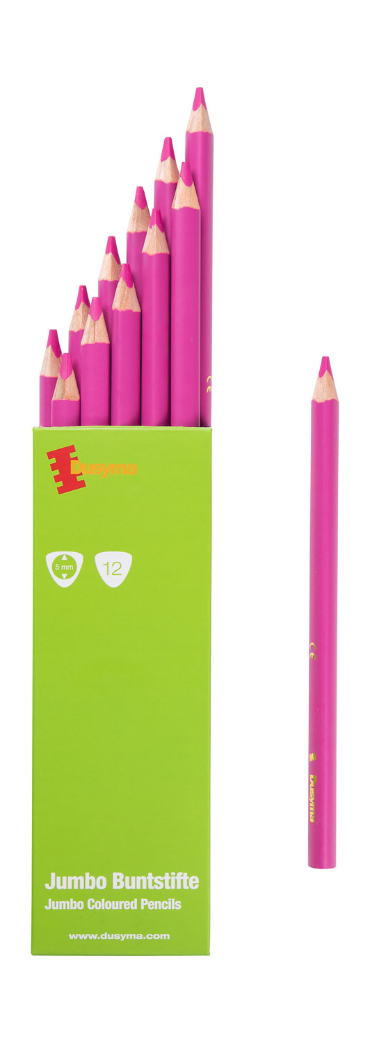 Dusyma Dreikantstifte Jumbo rosa