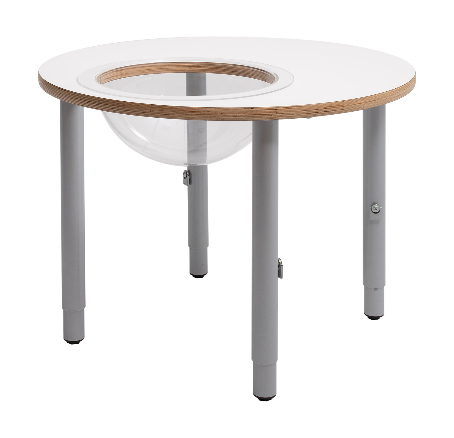 Tischplatte Experimentierstation weiß