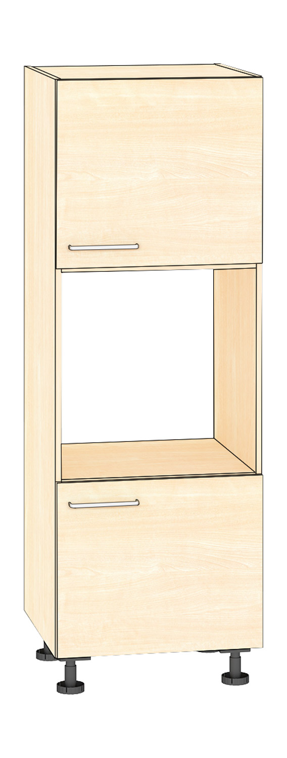 Hochschrank Backofen, Höhe 175 cm Türanschlag rechts, Ahorn