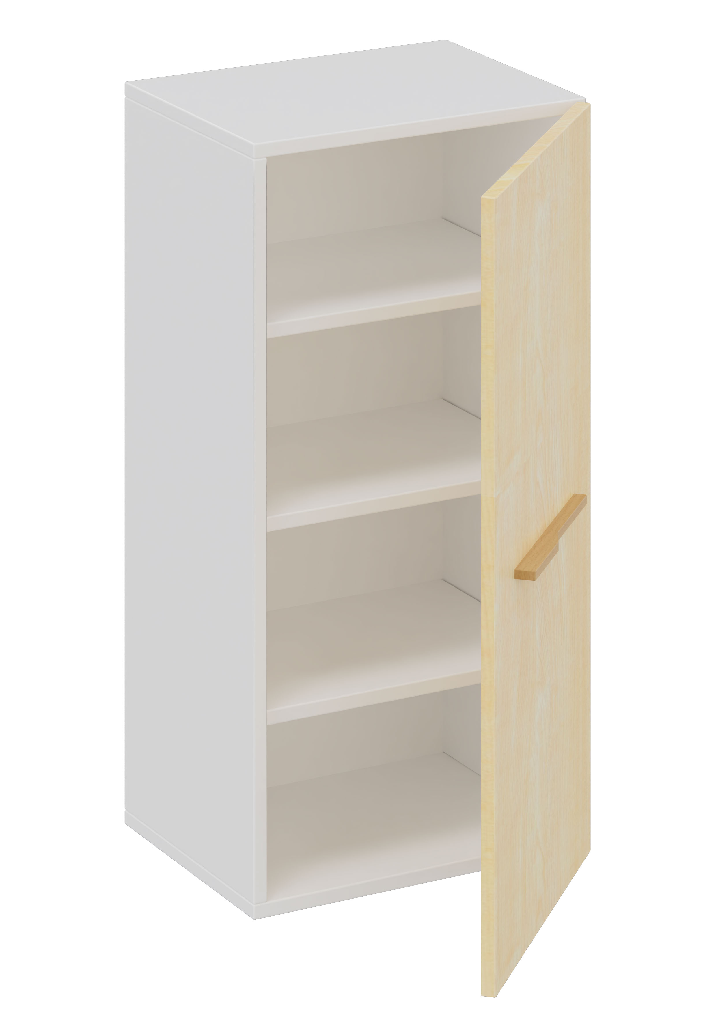 Hochschrank Ahorn Dekor