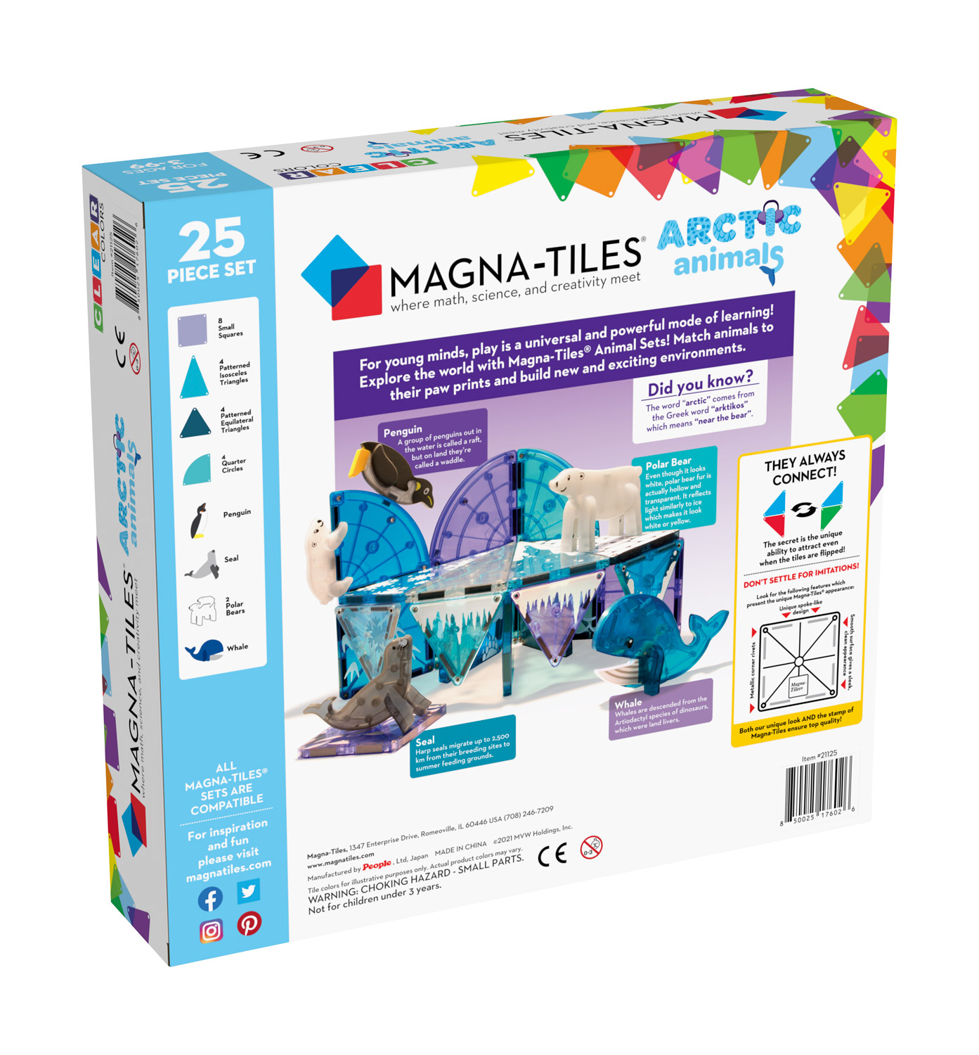Magna-Tiles ® Tiere der Arktis