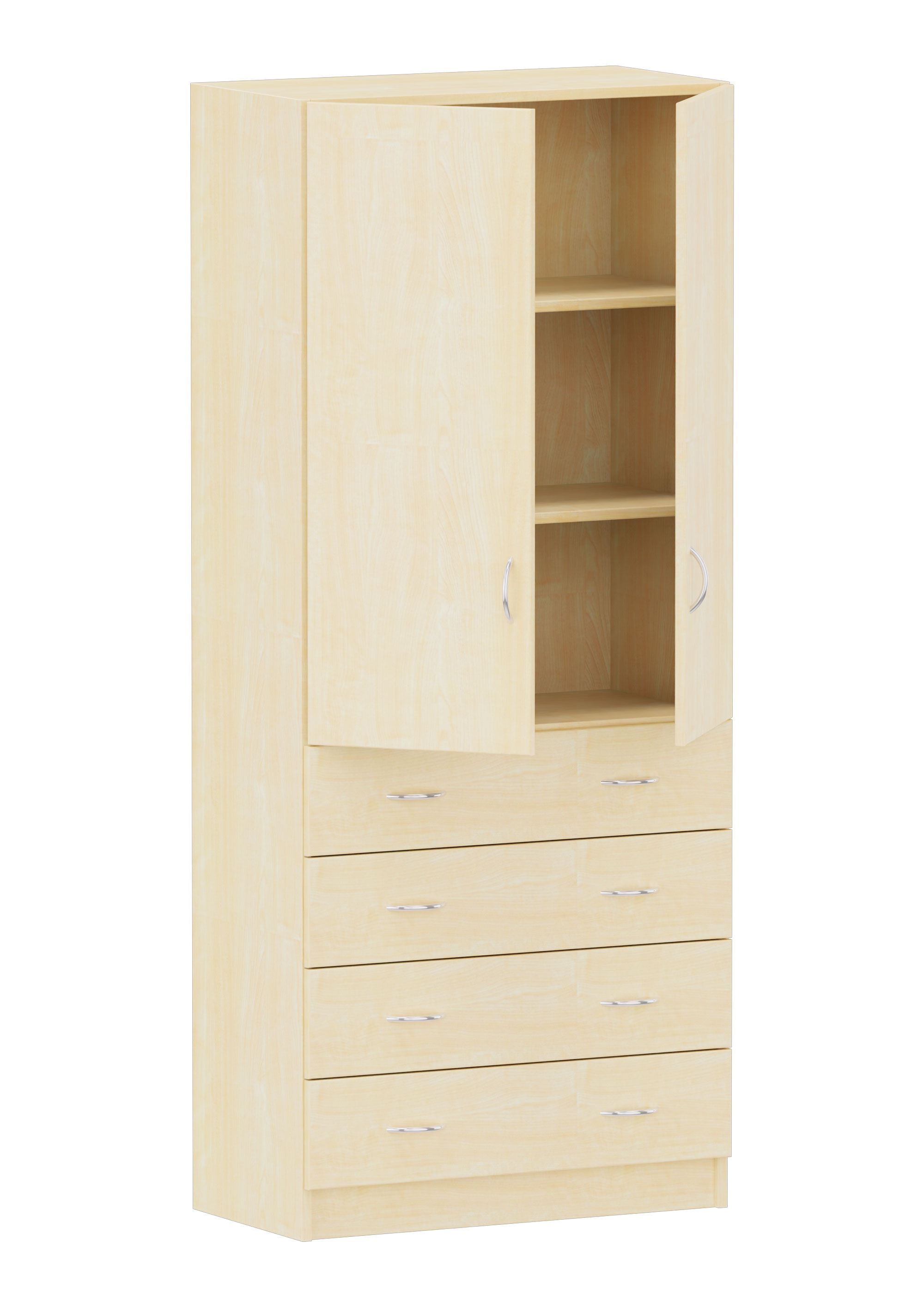 Aktenschrank mit Türen und Schubkästen,