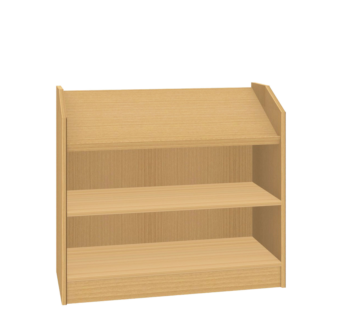 Bücherschrank Buche Dekor