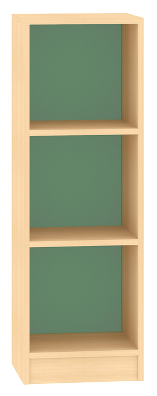 Hochregal offen Acrylglas-Rückwand, hellgrün