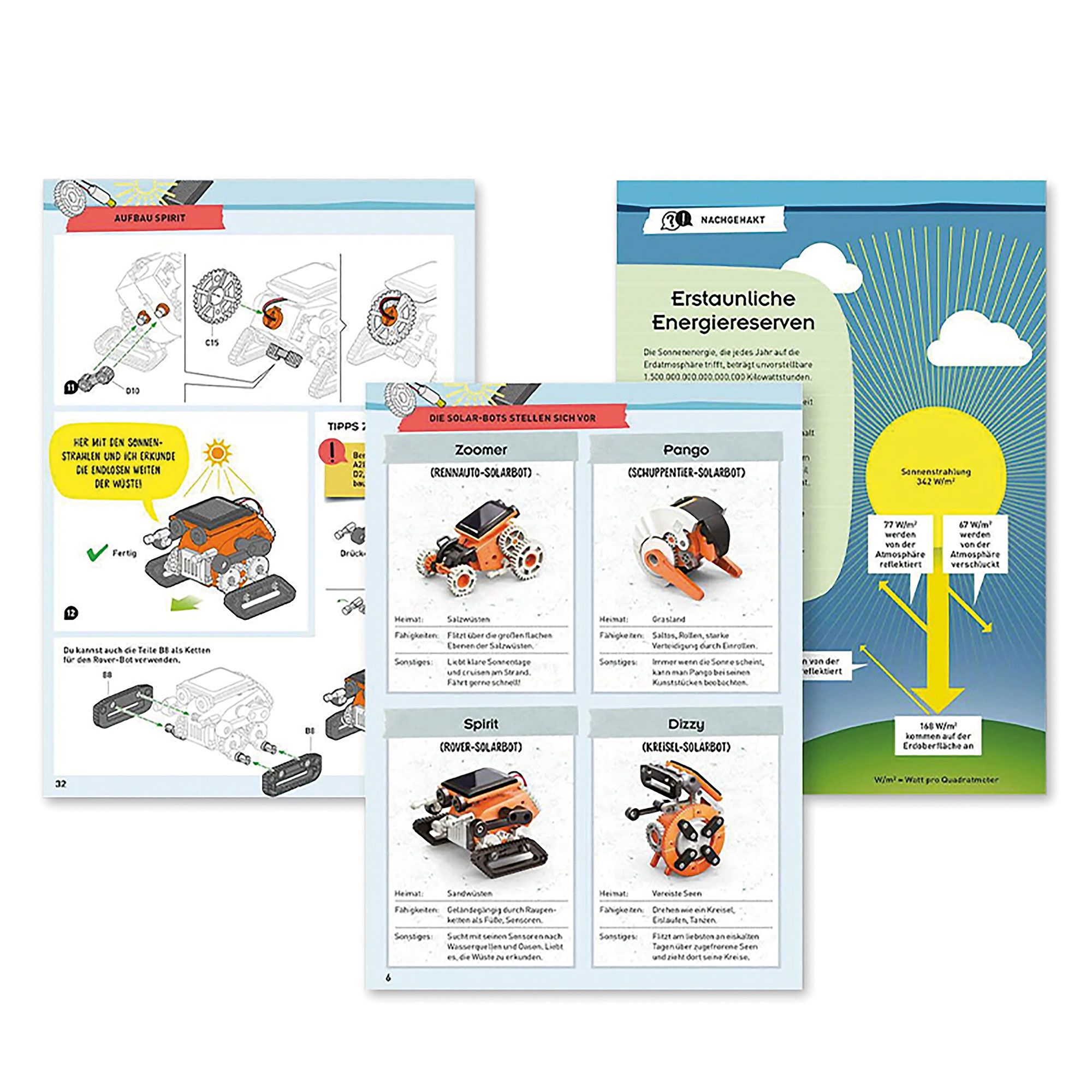 Experimentier-Kasten „Solar- Bots: Baue spannende Solar-Modelle"