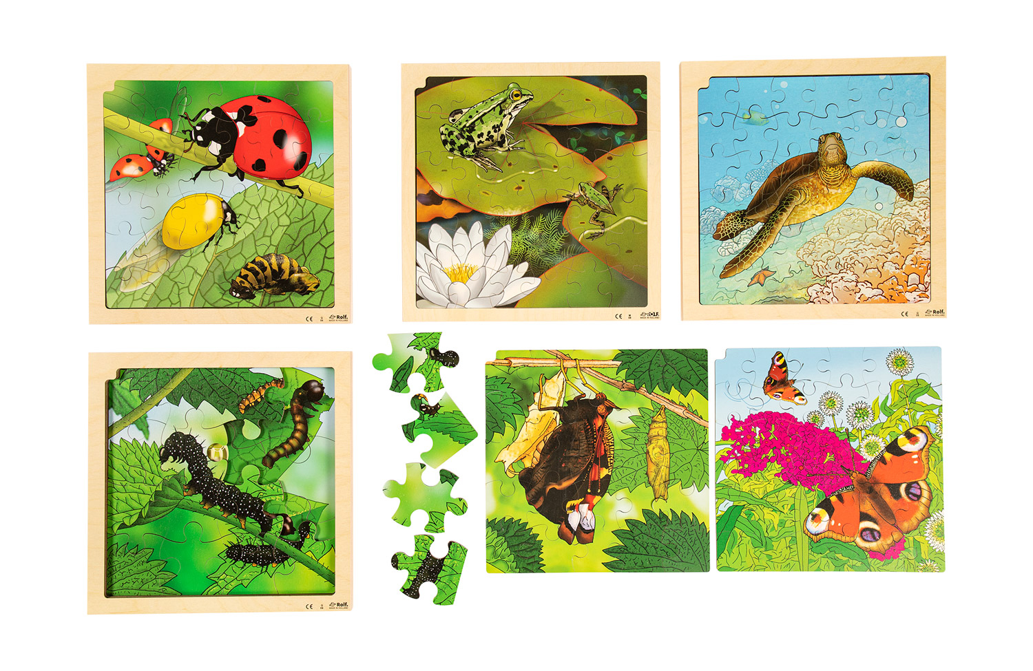 Lagenpuzzle Set Tiere