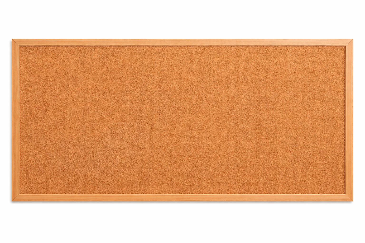 Korkwandtafel 250 x 90 cm, Buche