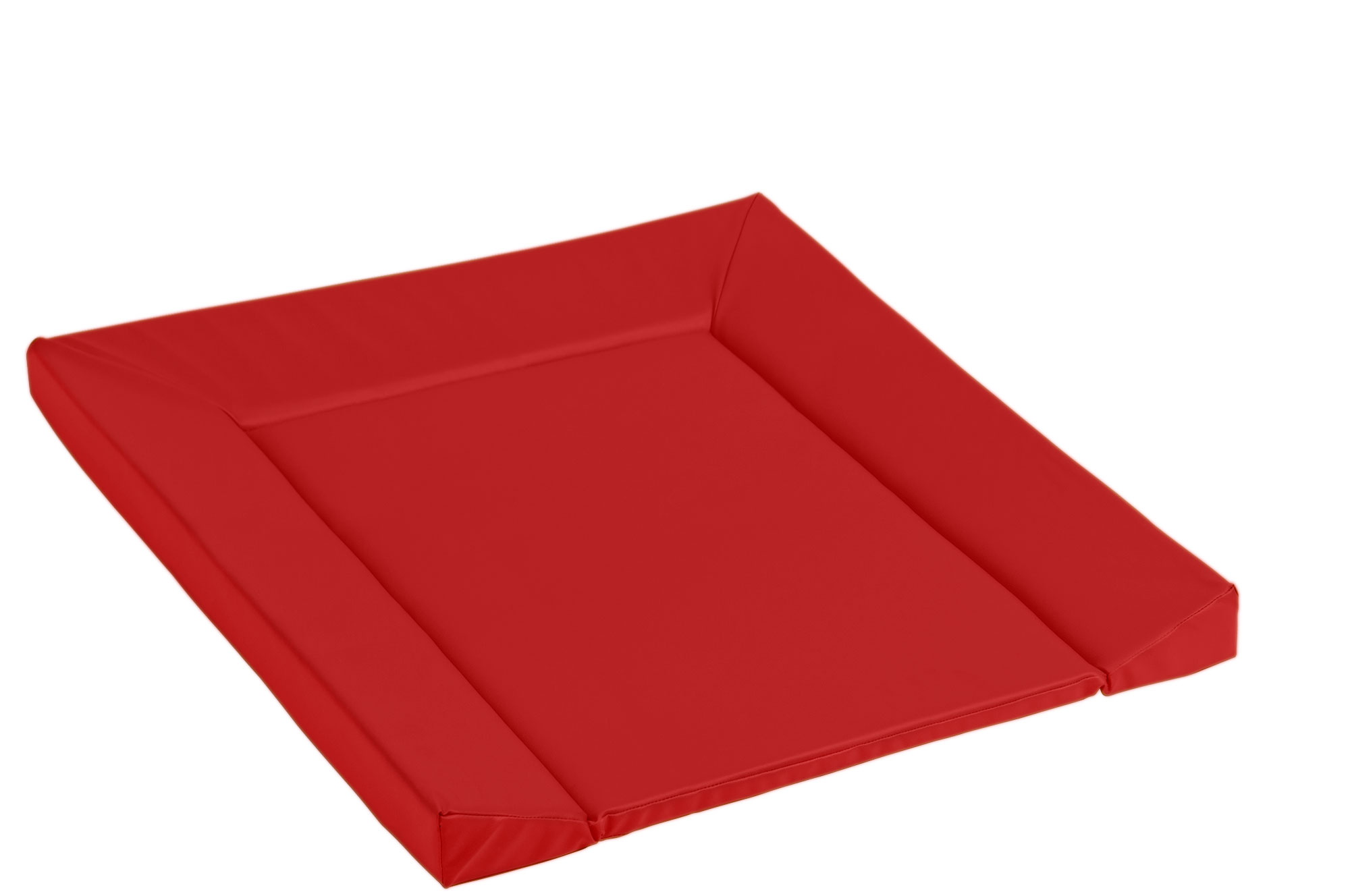 Wickelauflage mit Rand rot
