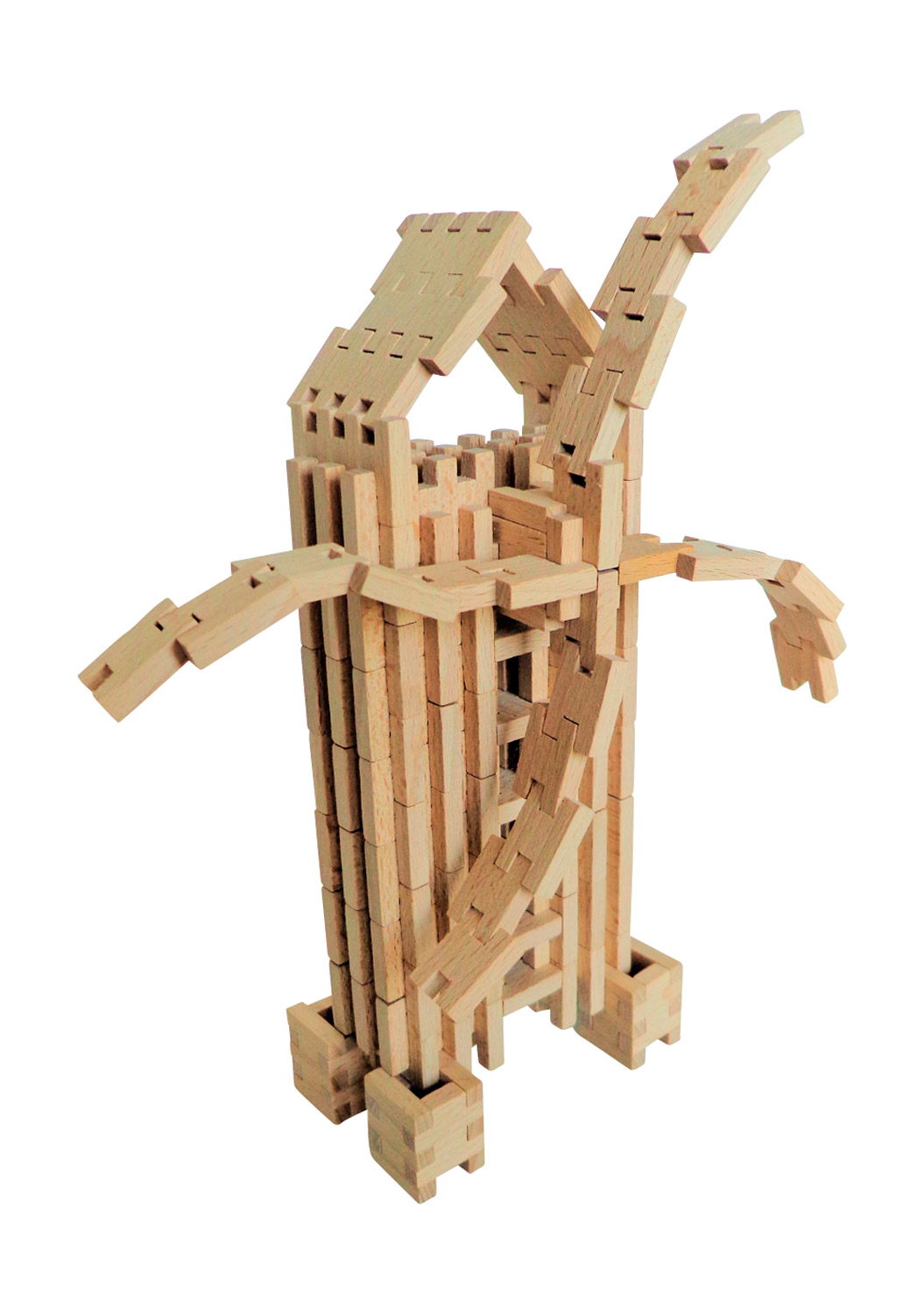 Dusyma Steckbausteine Holz 1000er Pack