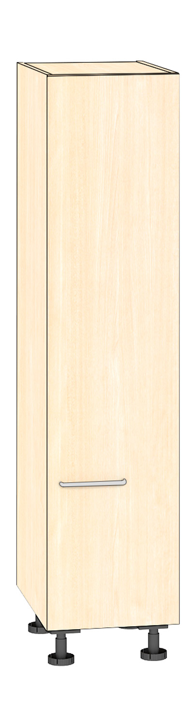 Besenschrank, Höhe 175 cm Türanschlag rechts, Ahorn