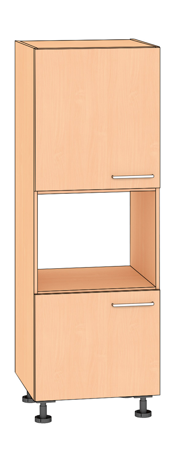 Hochschrank für Kompaktgerät, Höhe 175 cm Türanschlag links, Buche Hochschrank für Kompaktgerät, Höhe 175 cm Türanschlag links, Buche