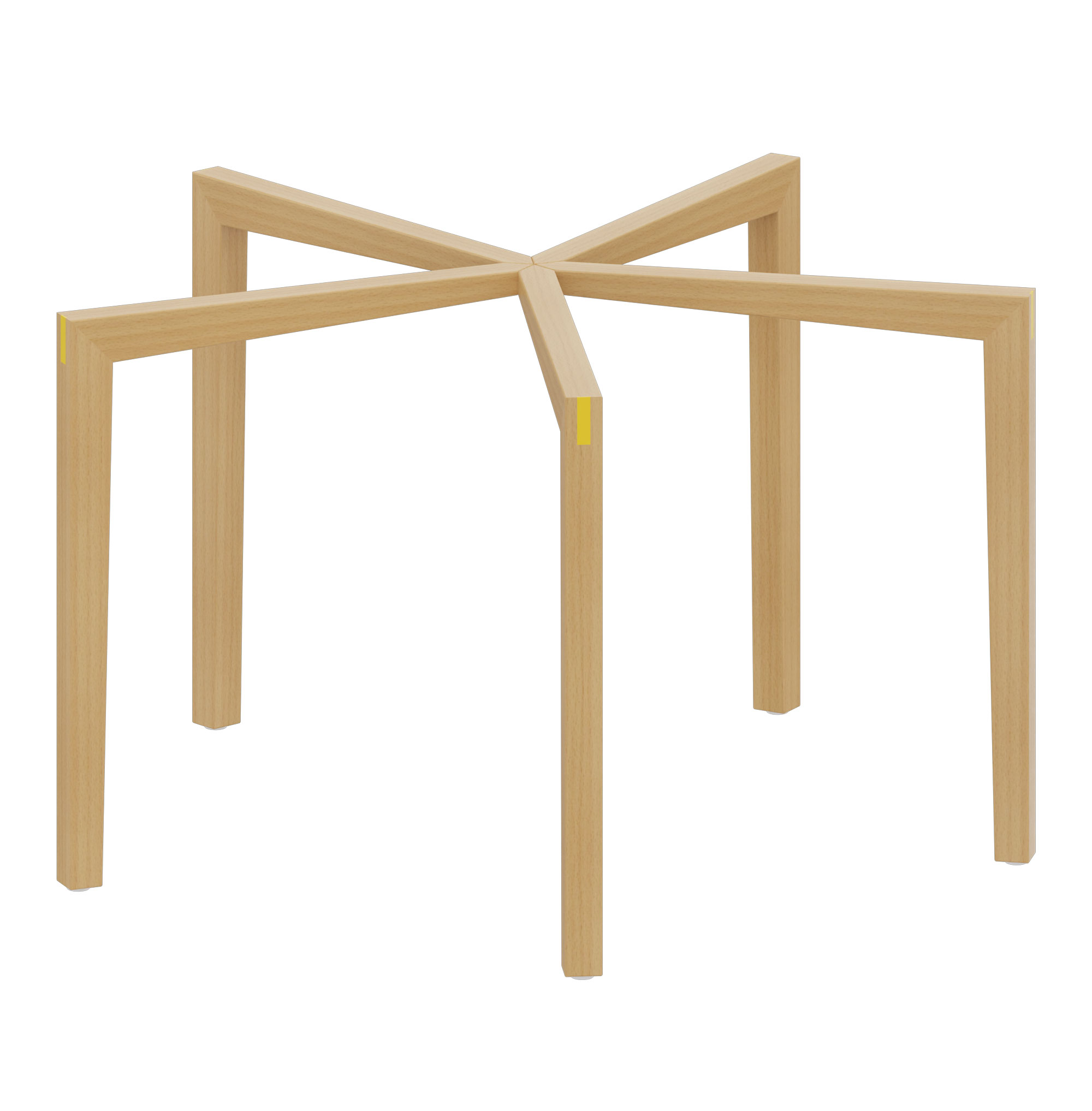 Doki-Tischbeine für Tischplatte ø 110 cm Schule