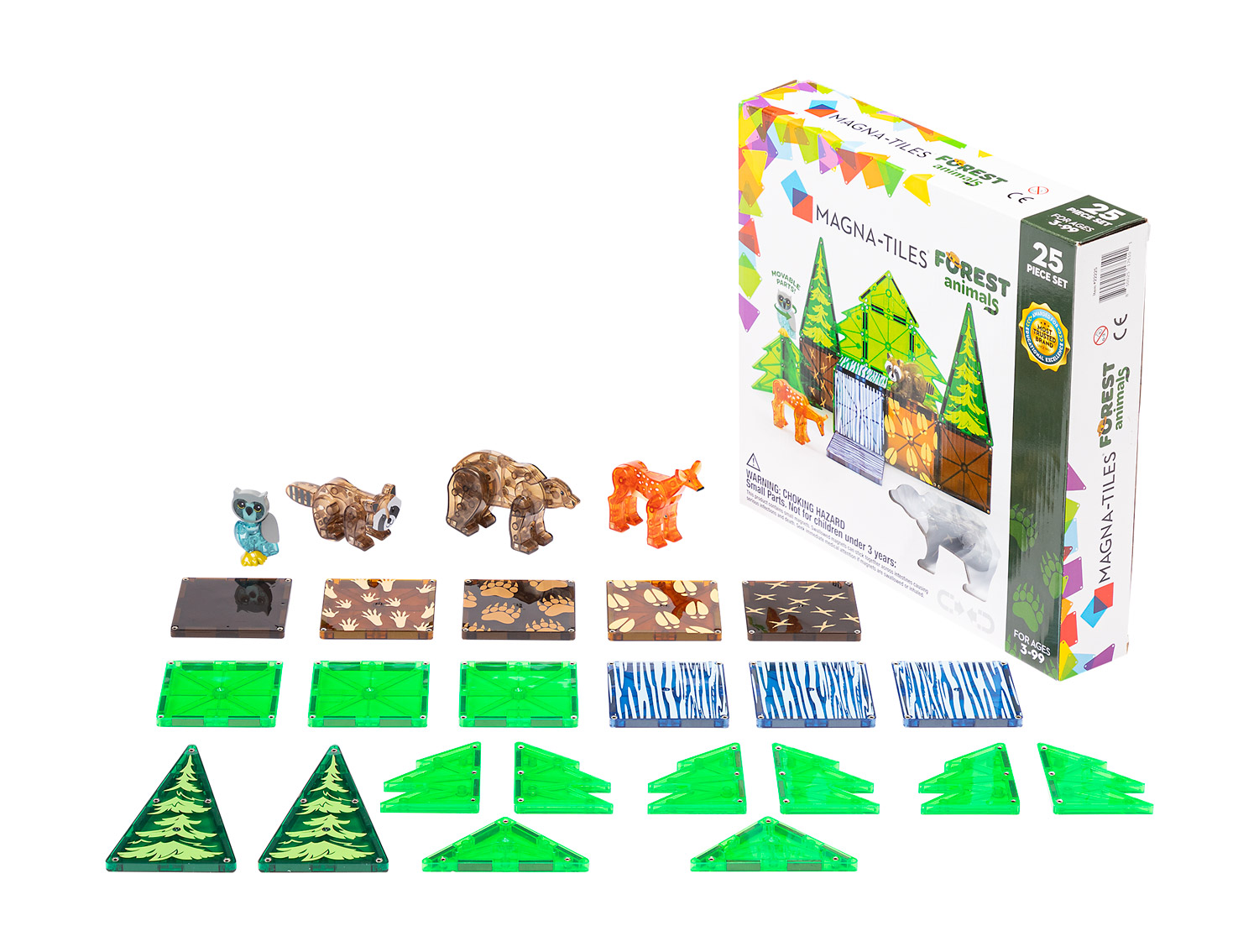 MAGNA-TILES Waldtiere