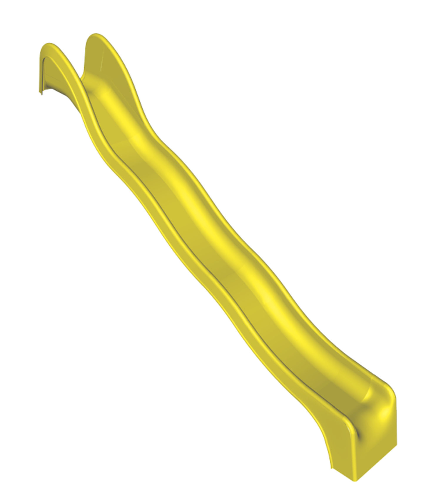 Kunststoffrutsche Welle 420 cm, Anbauhöhe ca. 200 cm