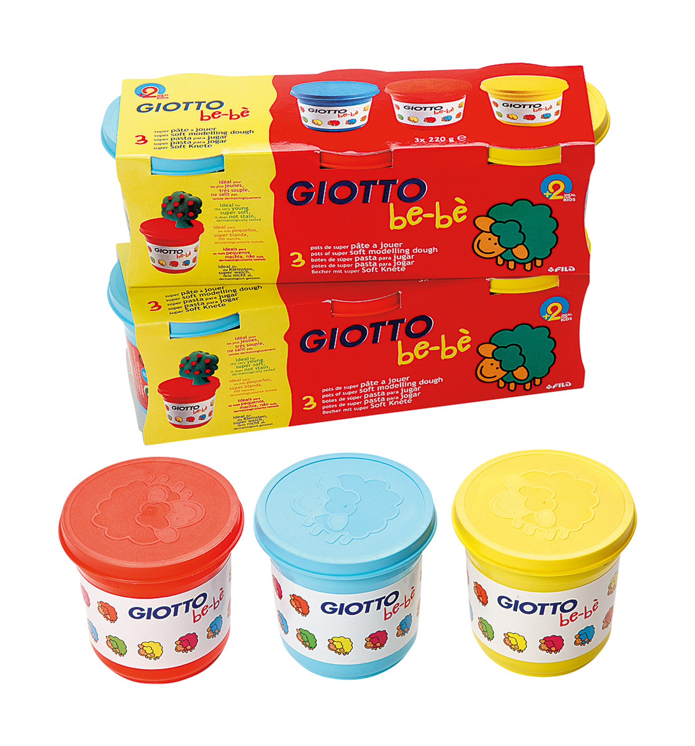 Supersoft Knete Set, mittel