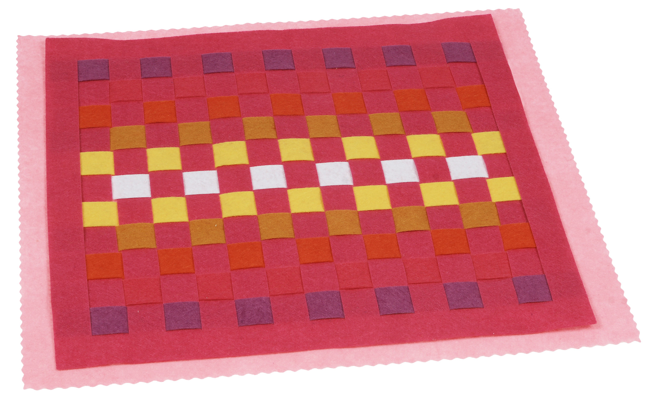 Filz-Platzdeckchen zum Flechten Filz-Platzdeckchen zum Flechten