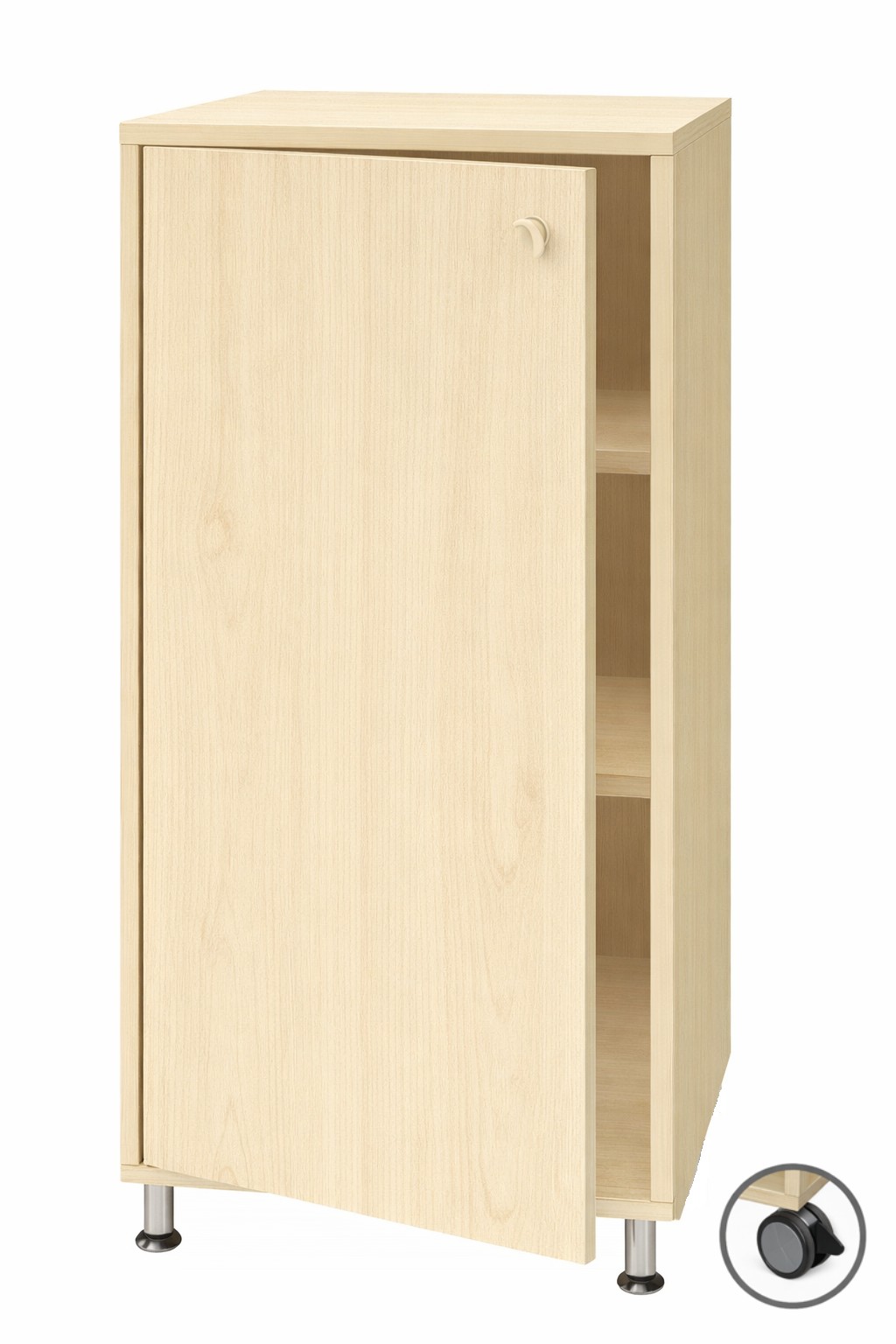 Materialschrank mit Tür, 40 cm tief