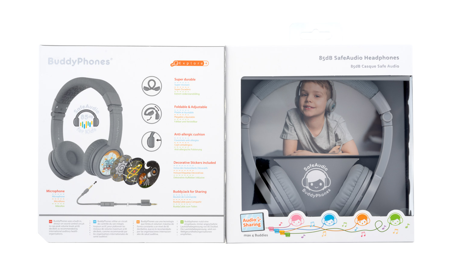 BuddyPhones® Kopfhörer für Kinder