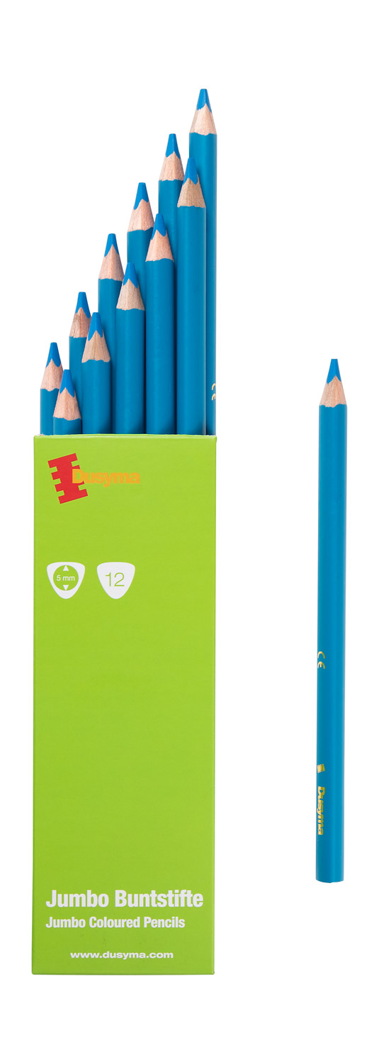 Dusyma Dreikantstifte Jumbo hellblau