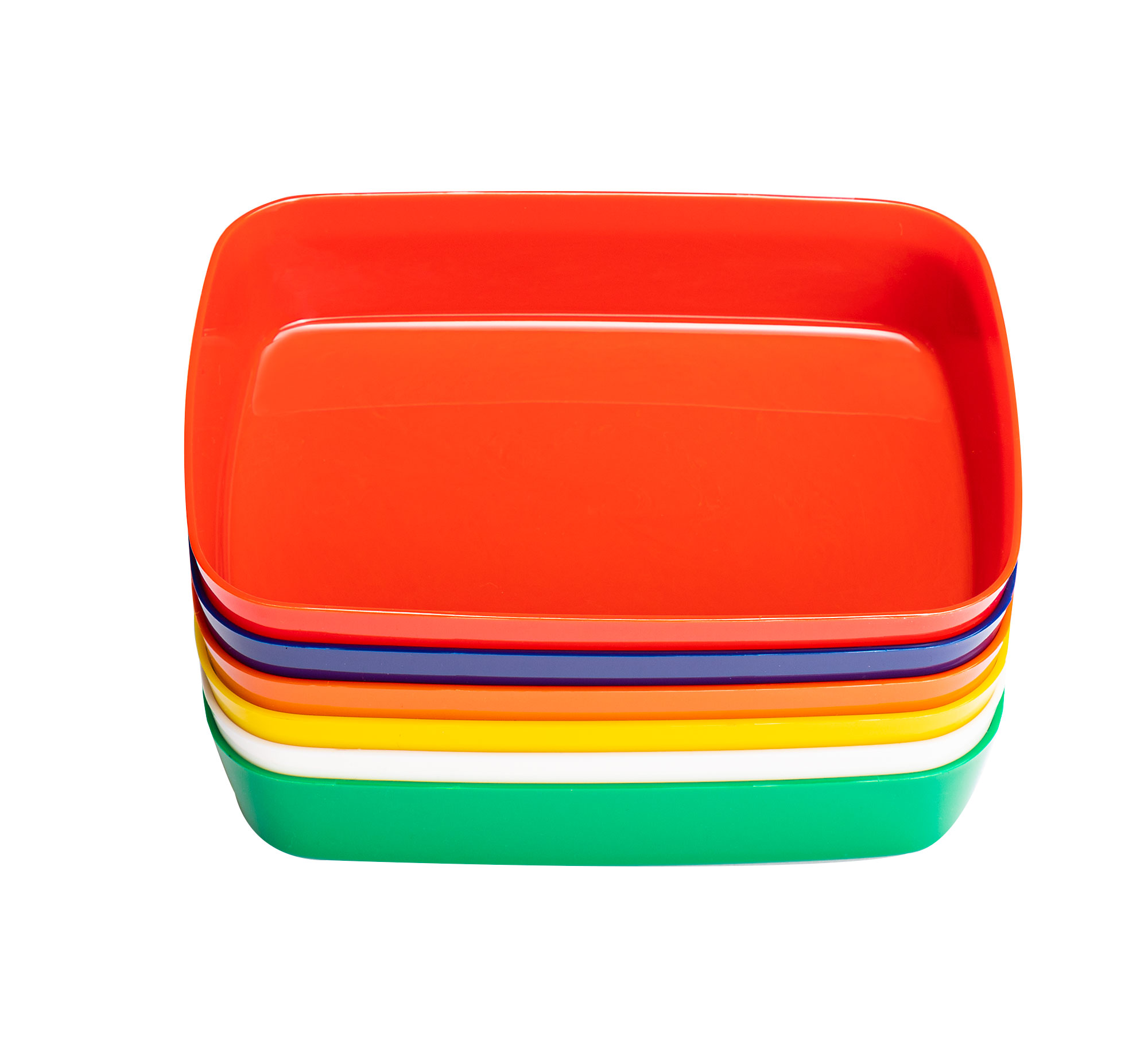 Materialschalen rot