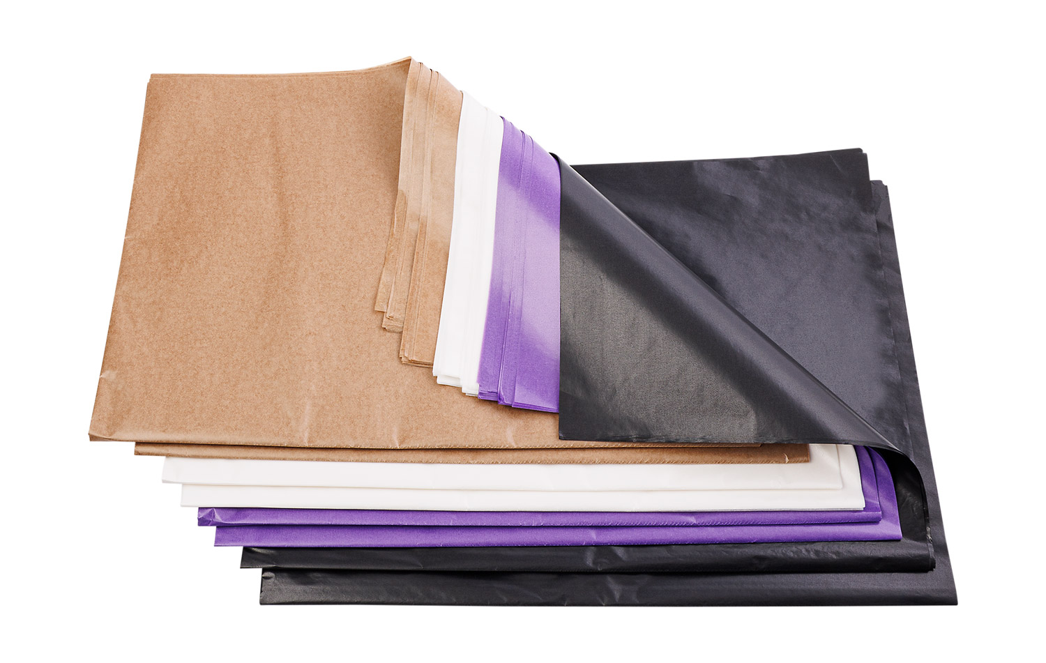 Transparentpapier (Drachenpapier) Einzelfarben schwarz
