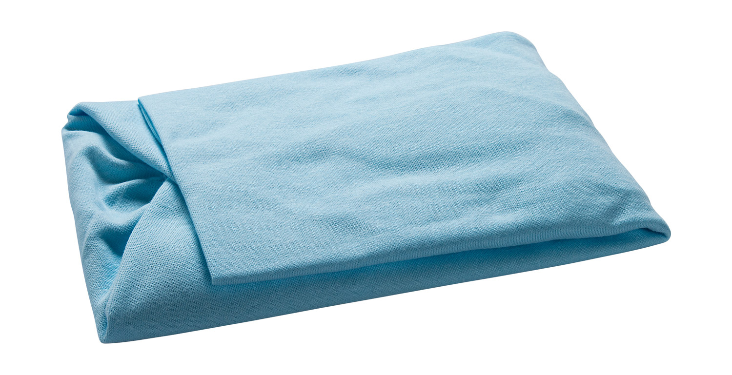 Spannbetttuch hellblau 150 x 60 cm