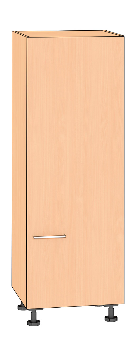 Hochschrank, Höhe 175 cm Türanschlag rechts, Buche