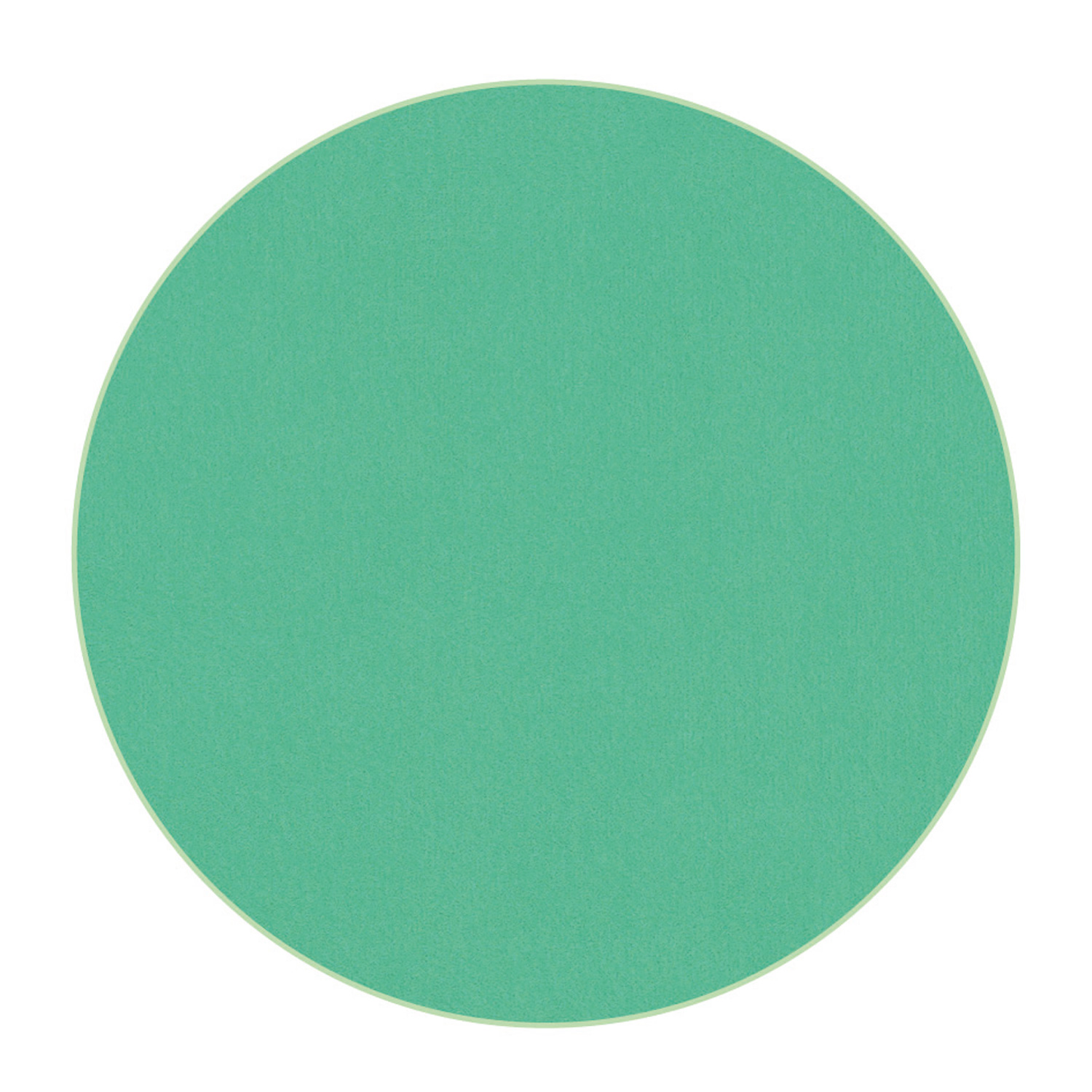 Velourteppich Premium rund Ø 200 cm, 4F67 mint