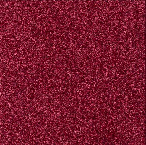 Velourteppich Solido 15 dunkelrot