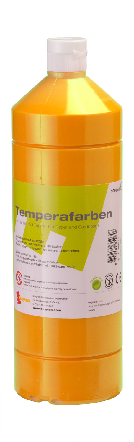 Temperafarbe dunkelgelb