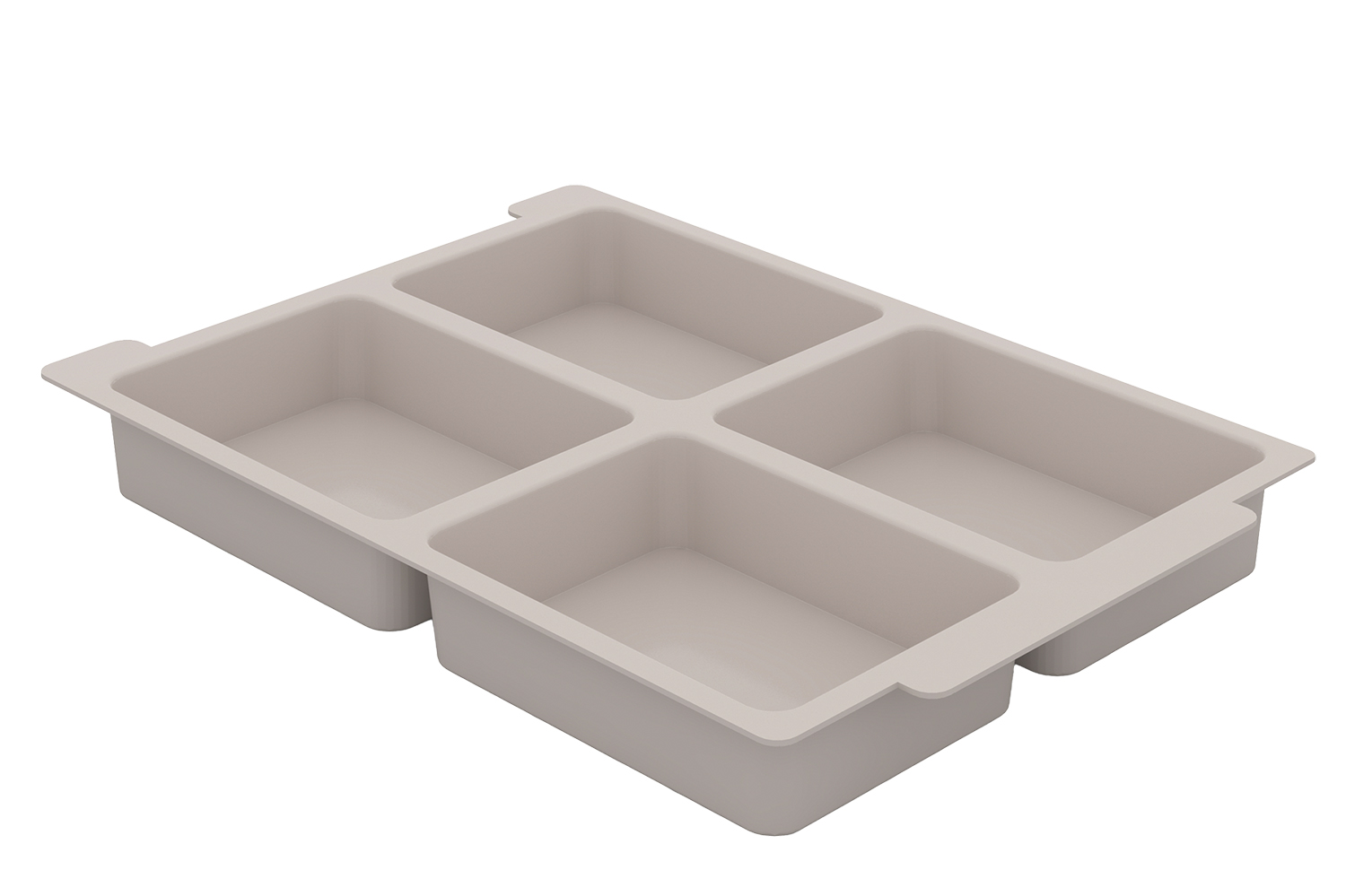 Sortierkasten für Kunststoffkästen mit 4 Fächern Sortierkasten für Kunststoffkästen mit 4 Fächern