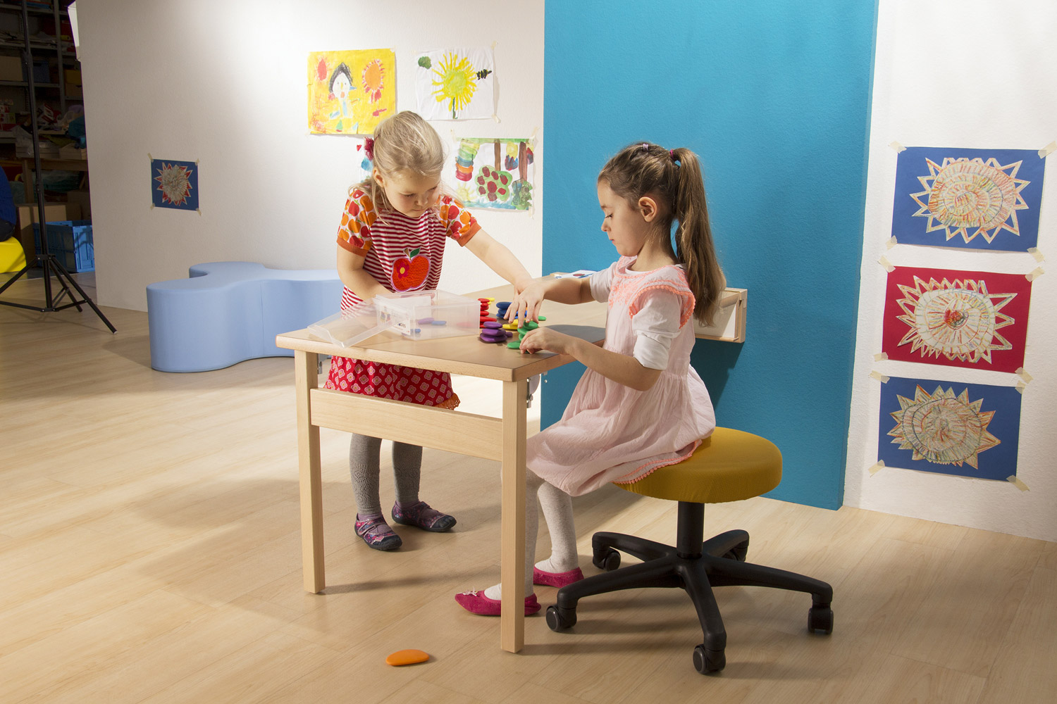 Wandklapptisch Kindergarten