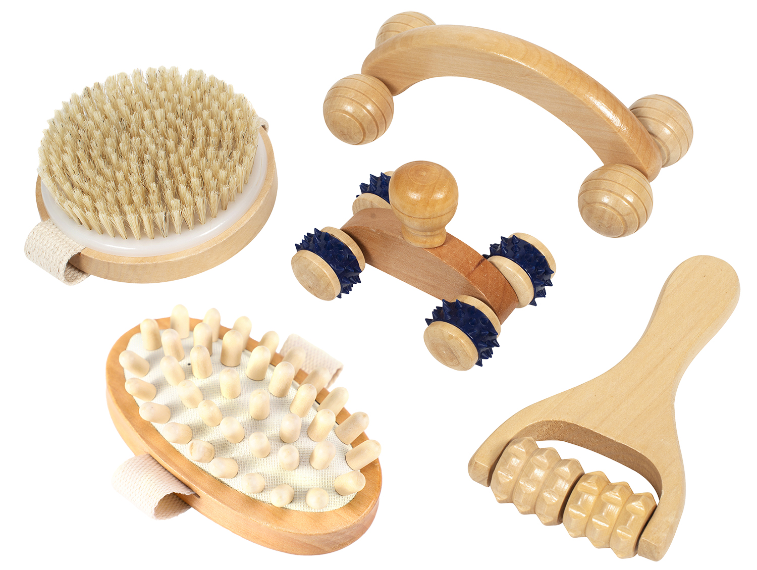 Holz-Massage-Set